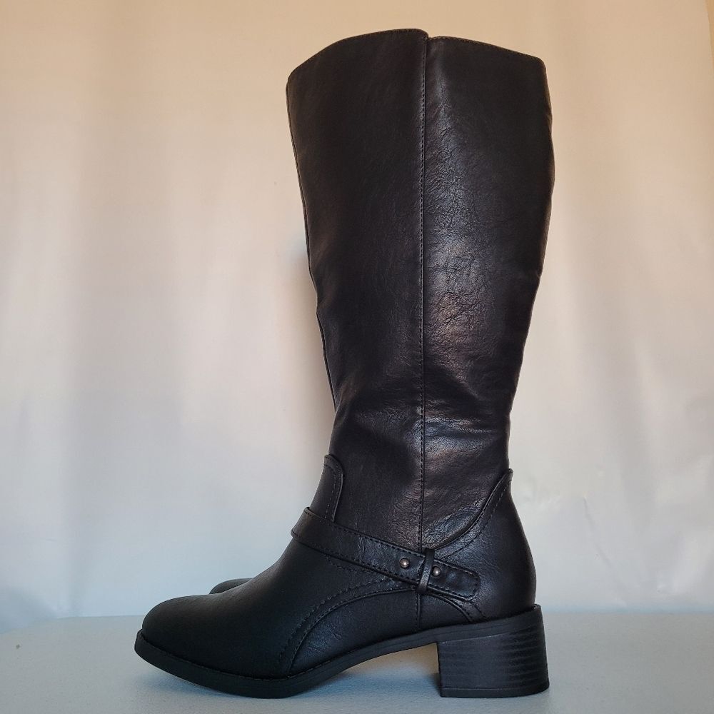 **FINAL SALE** NIB Easy Street Jewel Wide Calf Riding Boots
